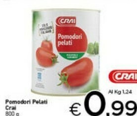 Crai Crai - Pomodori Pelati 800 G offerta