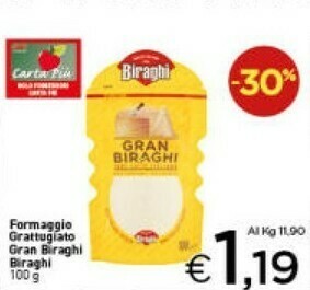 Crai Biraghi Gran Biraghi Grattugiato Fresco offerta