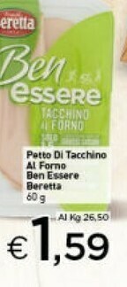 Crai Beretta Ben Essere Petto Di Tacchino offerta