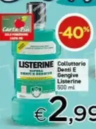 Crai Listerine Colluttorio Denti E Gengive offerta