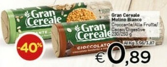 Crai Mulino Bianco Croccante Con Riso Gran Cereale 230 G(ml) offerta