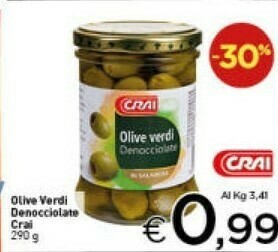 Crai Crai - Olive Verdi Denocciolate 290 G offerta