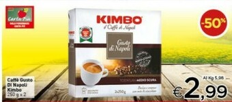 Crai Kimbo Caffe Gusto Di Napoli offerta