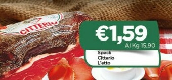 Crai Citterio Speck offerta