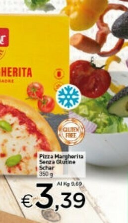 Crai Schar - Pizza Margherita Più Ricca & Gustosa Bontà D'Italia 350 G(ml) offerta