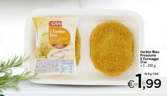 Crai Crai Cordon Bleu Prosciutto E Formaggio offerta