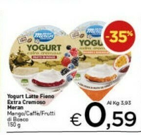 Crai Milchhof Meran - Yogurt Extra Cremoso Caffè 150 G(ml) offerta