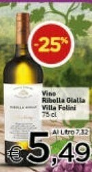 Crai Vino Ribolla Gialla Villa Felini offerta
