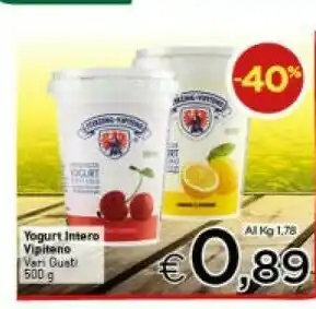 Crai Sterzing-Vipiteno - Yogurt Magro Bianco 500 G(ml) offerta