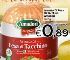 Crai Amadori Arrosto Di Fesa Ti Tacchino offerta