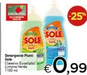 Crai Sole Detergente Piatti offerta