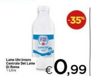 Centrale del latte di roma Latte Uht Intero