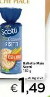 Crai Scotti Risette Riso E Mais 150 G(ml) offerta