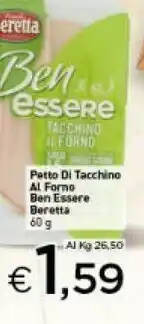 Crai Beretta Ben Essere Petto Di Tacchino offerta