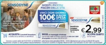 Crai Sensodyne Dentifricio Complex offerta