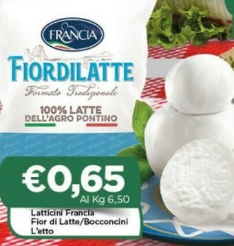 Crai Latticini Francia Fior Di Latte offerta
