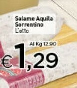 Crai Aquila Salame Sorrentino offerta
