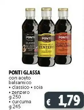 Deco Supermercati Ponti Aceto Balsamico 250 G(ml) offerta