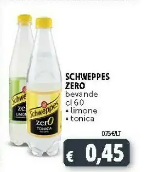 Deco Supermercati Schweppes Schweppes - Schweppes Limone Zero 600 g(ml) offerta