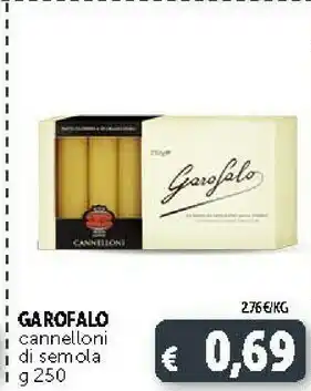 Deco Supermercati Garofalo Cannelloni Di Semola offerta