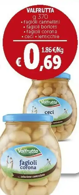 Deco Supermercati Valfrutta Valfrutta - Fagioli Cannellini offerta
