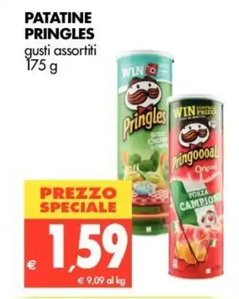 Tigros Pringles Patatine 175g offerta