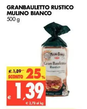 Tigros Mulino Bianco Granbauletto Rustico 500g offerta