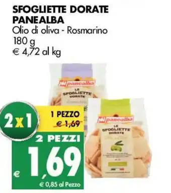 Panealba Sfogliette Dorate 180g