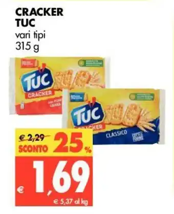 Tigros Tuc Cracker 315g offerta