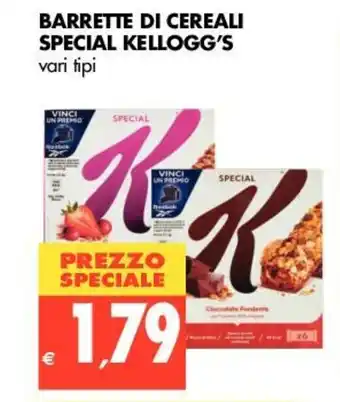 Tigros Kellogg's Special Barrette di Cereali offerta