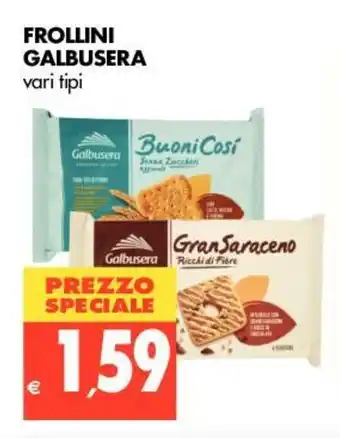 Tigros Galbusera Frollini offerta