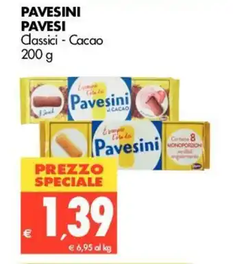 Tigros Pavesini Pavesi 200g offerta