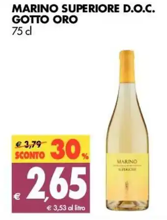 Tigros Gotto Oro Marino Superiore D.O.C. 75cl offerta