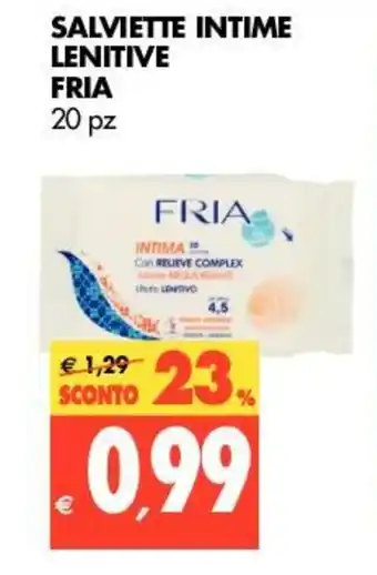 Tigros Fria Salviette Intime Lenitive 20pz offerta