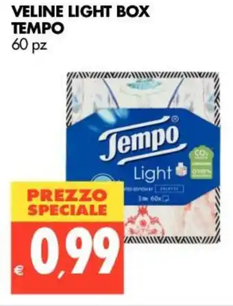 Tigros Tempo Veline Light Box 60pz offerta