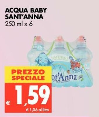 Sant'Anna Acqua Baby 250ml x 6