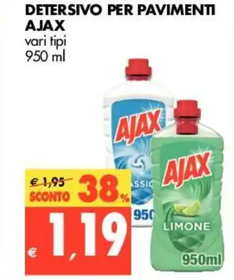 Tigros Ajax Detersivo per Pavimenti 950ml offerta