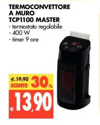 Tigros Termoconvettore a Muro TCP1100 Master offerta
