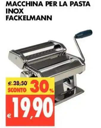 Tigros Macchina per La Pasta Inox Fackelmann offerta