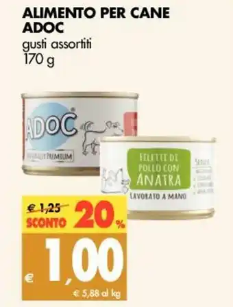 Tigros ADOC Alimento per Cane 170g offerta