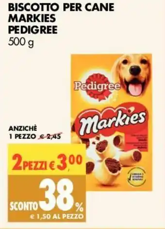 Tigros Pedigree Biscotto per Cane Markies 500g offerta