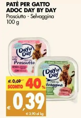 Tigros Day by Day ADOC Patè per Gatto 100g offerta