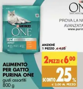 Tigros Purina One Alimento per Gatto 800g offerta