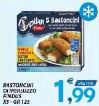Vivo Supermercati Capitan Findus Bastoncini di Merluzzo x5 125gr offerta
