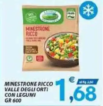 Minestrone Ricco Valle Degli Orti con Legumi 600gr