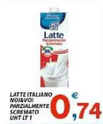 Vivo Supermercati Noi & Voi Latte Italiano Parzialmente Scremato Uht 1lt offerta