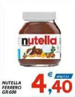 Vivo Supermercati Nutella Ferrero 600gr offerta