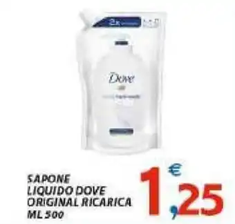 Vivo Supermercati Dove Sapone Liquido Original Ricarica 500ml offerta