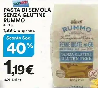Coop Rummo Penne Rigate N. 66 400 G(ml) offerta