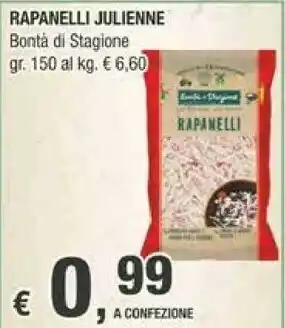 Crai Bontà Di Stagione Rapanelli Julienne offerta